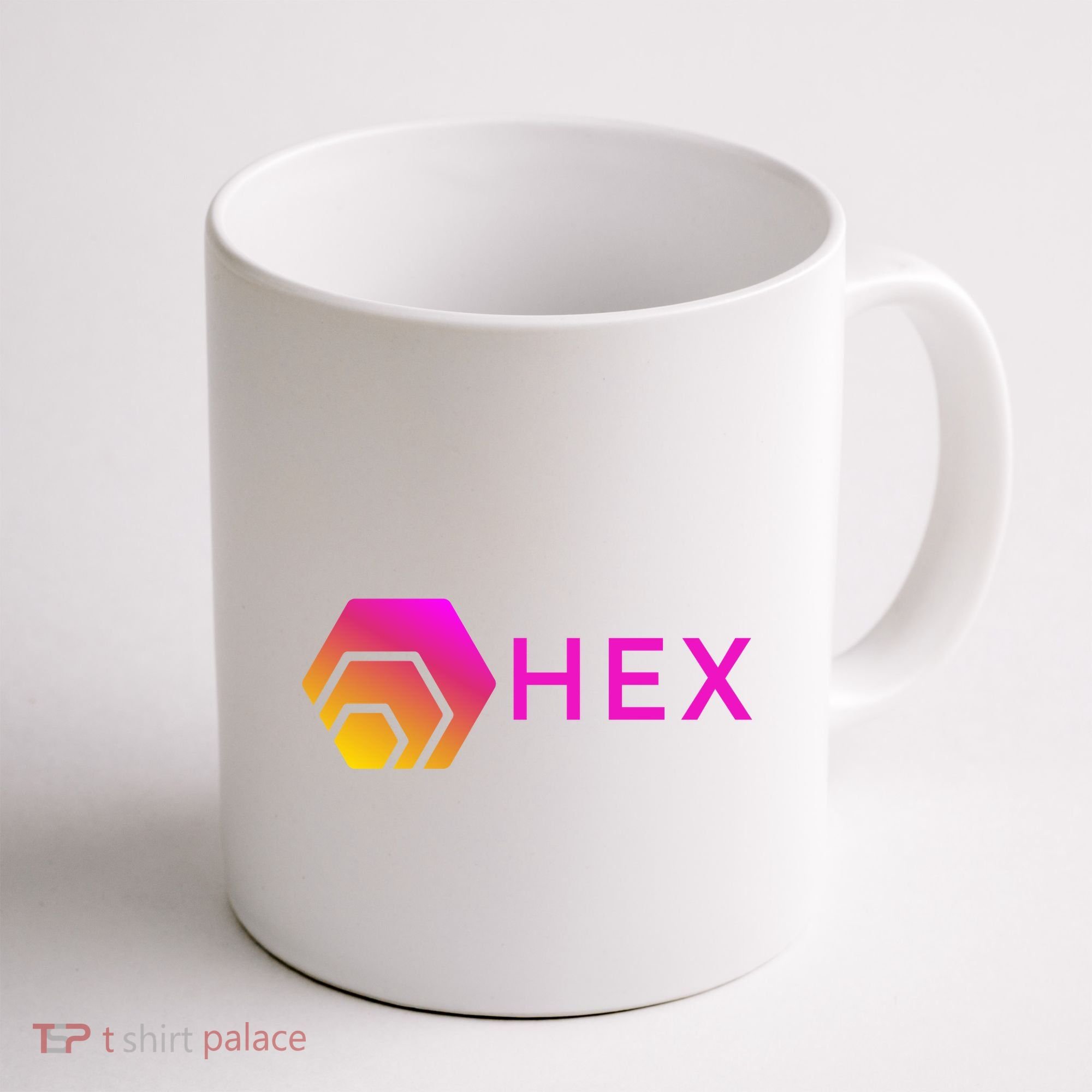 Hex Logo, Hex DeFi, Hex Blockchain, Hex Network, Hex Crypto Coffee Mug