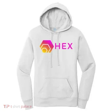 Hex Logo, Hex DeFi, Hex Blockchain, Hex Network, Hex Crypto Women's Hoodie