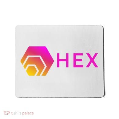 Hex Logo, Hex DeFi, Hex Blockchain, Hex Network, Hex Crypto Mousepad