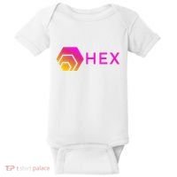 Hex Logo, Hex DeFi, Hex Blockchain, Hex Network, Hex Crypto Baby Bodysuit thumb 0