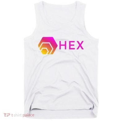 Hex Logo, Hex DeFi, Hex Blockchain, Hex Network, Hex Crypto Tank Top