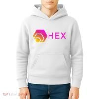 Hex Logo, Hex DeFi, Hex Blockchain, Hex Network, Hex Crypto Kids Hoodie thumb 4