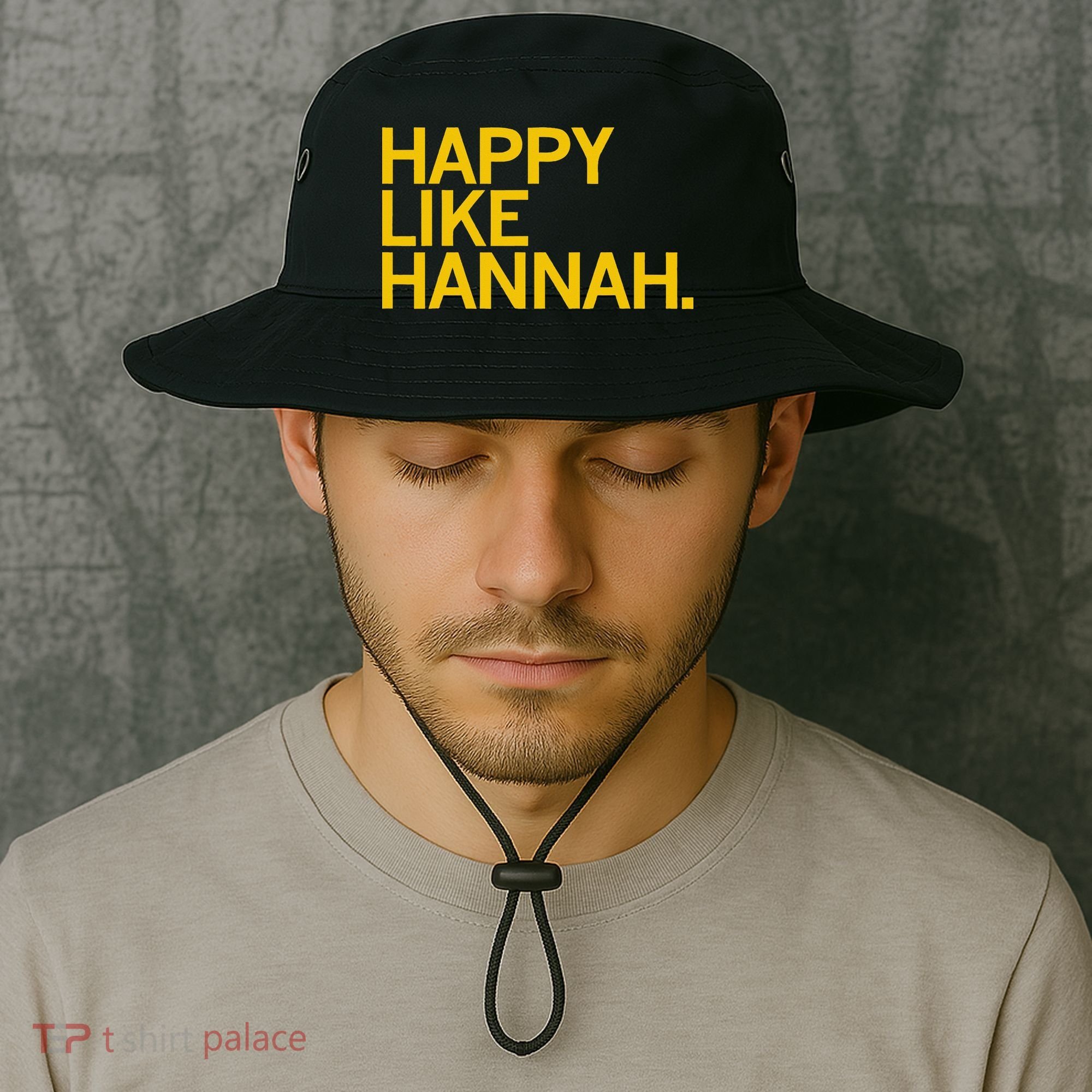 Happy Like Hannah Bucket Hat
