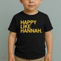 Happy Like Hannah Toddler T-Shirt thumb 2