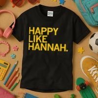 Happy Like Hannah Kids T-Shirt thumb 3