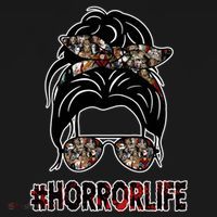 Horror Life Halloween Lover Hair Bun Toddler Hoodie thumb 2