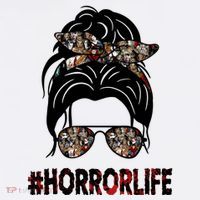 Horror Life Halloween Lover Hair Bun Women's Hoodie thumb 2