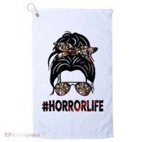 Horror Life Halloween Lover Hair Bun Golf Towel thumb 0