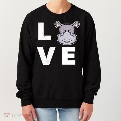 Hippo Lovers Hippopotamus Gift Funny Hippo Gift Women's Sweatshirt