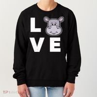 Hippo Lovers Hippopotamus Gift Funny Hippo Gift Women's Sweatshirt thumb 0