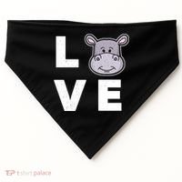 Hippo Lovers Hippopotamus Gift Funny Hippo Gift USA-Made Doggie Bandana thumb 0