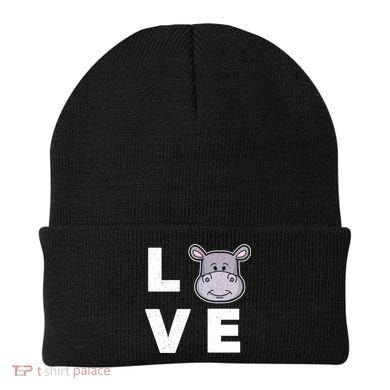 Hippo Lovers Hippopotamus Gift Funny Hippo Gift Beanie