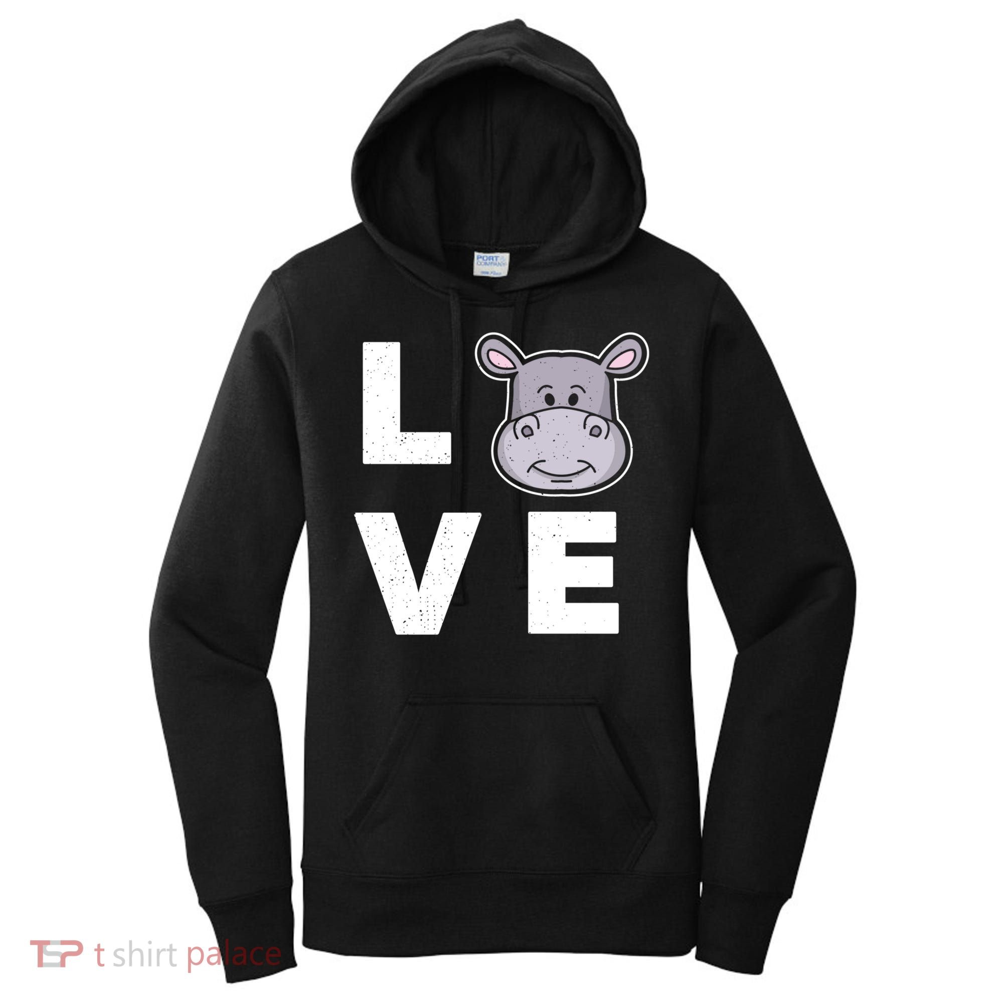 Hippo Lovers Hippopotamus Gift Funny Hippo Gift Women's Hoodie