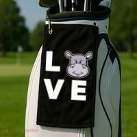 Hippo Lovers Hippopotamus Gift Funny Hippo Gift Golf Towel thumb 2