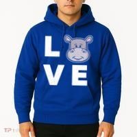 Hippo Lovers Hippopotamus Gift Funny Hippo Gift Hoodie thumb 2
