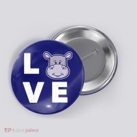Hippo Lovers Hippopotamus Gift Funny Hippo Gift Button thumb 0