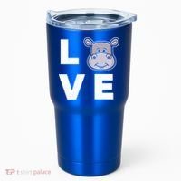 Hippo Lovers Hippopotamus Gift Funny Hippo Gift Tumbler thumb 0