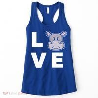 Hippo Lovers Hippopotamus Gift Funny Hippo Gift Women's Tank Top thumb 0
