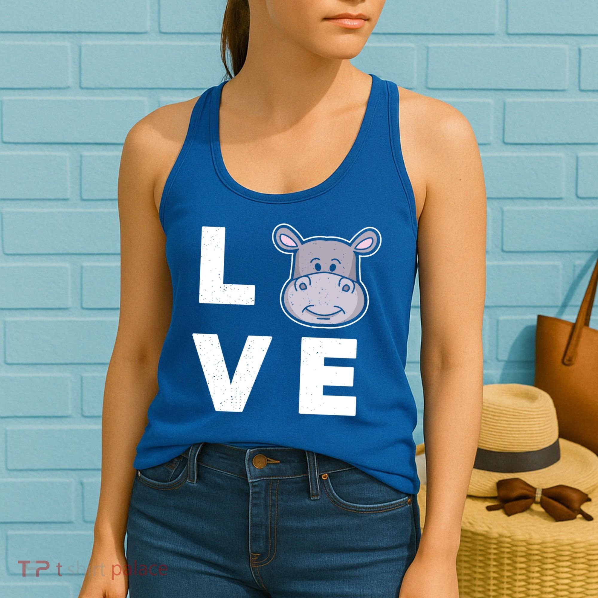 Hippo Lovers Hippopotamus Gift Funny Hippo Gift Women's Tank Top
