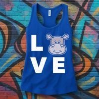 Hippo Lovers Hippopotamus Gift Funny Hippo Gift Women's Tank Top thumb 3