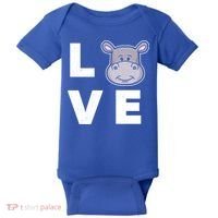 Hippo Lovers Hippopotamus Gift Funny Hippo Gift Baby Bodysuit thumb 0