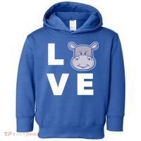 Hippo Lovers Hippopotamus Gift Funny Hippo Gift Toddler Hoodie thumb 0