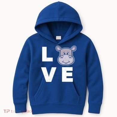 Hippo Lovers Hippopotamus Gift Funny Hippo Gift Kids Hoodie