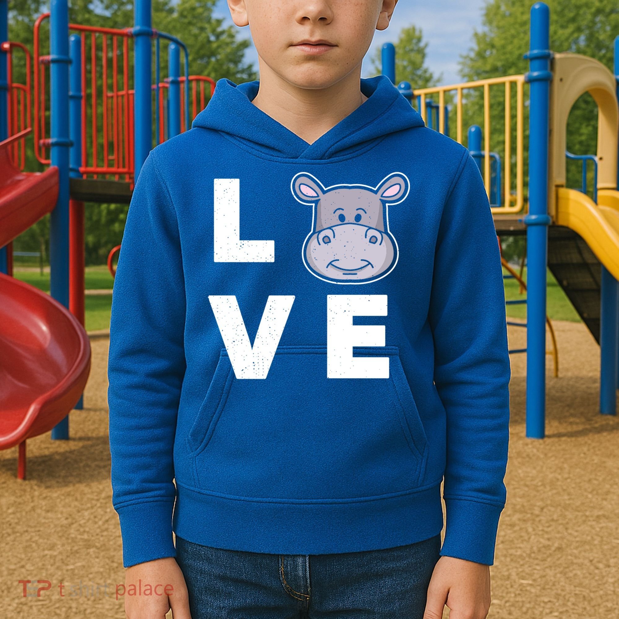 Hippo Lovers Hippopotamus Gift Funny Hippo Gift Kids Hoodie