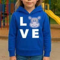 Hippo Lovers Hippopotamus Gift Funny Hippo Gift Kids Hoodie thumb 3