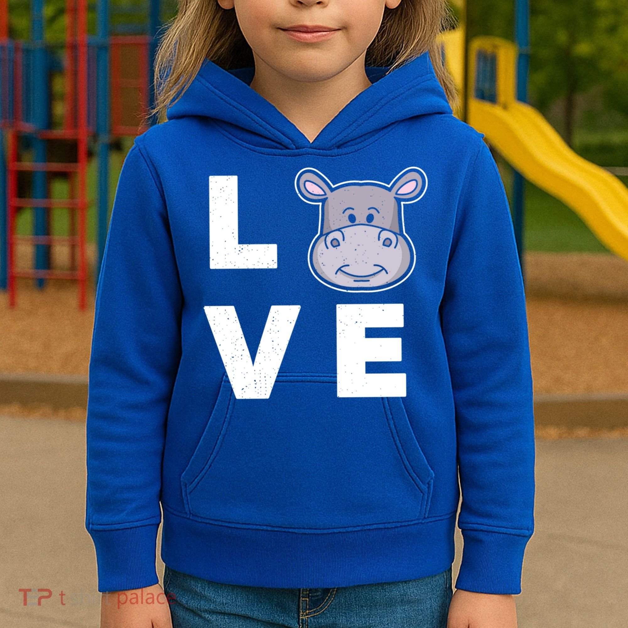 Hippo Lovers Hippopotamus Gift Funny Hippo Gift Kids Hoodie
