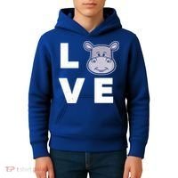 Hippo Lovers Hippopotamus Gift Funny Hippo Gift Kids Hoodie thumb 4