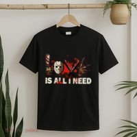 Horror Love Is All I Need Scary Movie Slasher Movie Halloween T-Shirt thumb 2