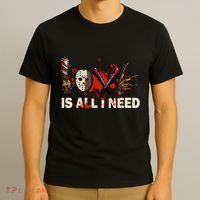 Horror Love Is All I Need Scary Movie Slasher Movie Halloween T-Shirt thumb 3