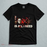 Horror Love Is All I Need Scary Movie Slasher Movie Halloween T-Shirt thumb 5