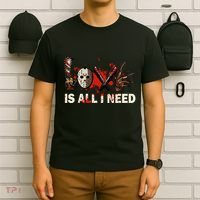 Horror Love Is All I Need Scary Movie Slasher Movie Halloween T-Shirt thumb 6