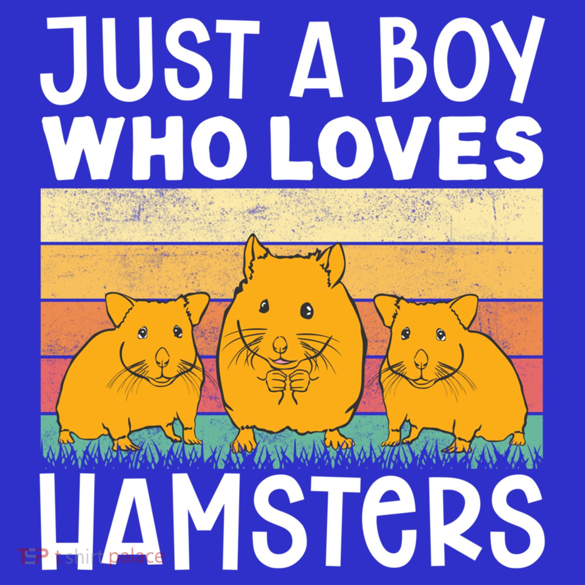 Hamster Lover Just A Boy Who Loves Hamsters Retro Hamster Gift Long Sleeve Shirt