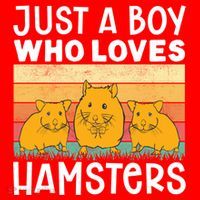 Hamster Lover Just A Boy Who Loves Hamsters Retro Hamster Gift Santa Hat thumb 1