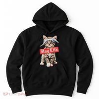 Hug Life Kitty Cat Hug Kitten Hoodie thumb 0