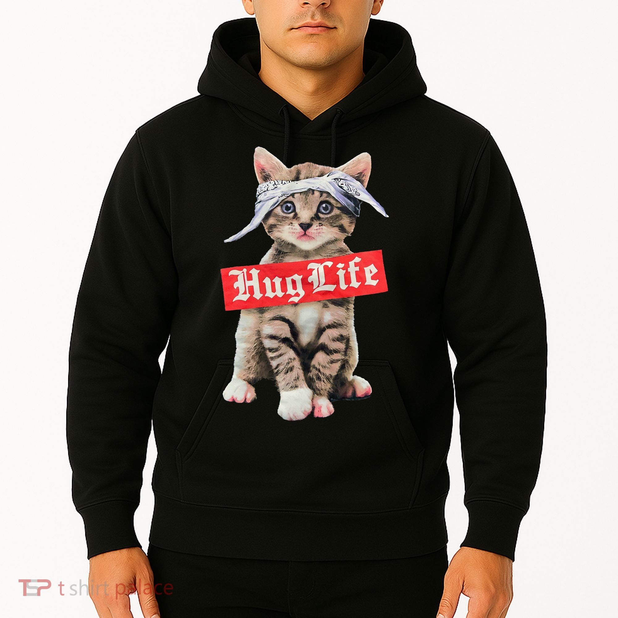 Hug Life Kitty Cat Hug Kitten Hoodie