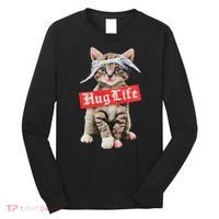 Hug Life Kitty Cat Hug Kitten Long Sleeve Shirt thumb 0