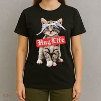 Hug Life Kitty Cat Hug Kitten T-Shirt thumb 4