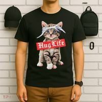 Hug Life Kitty Cat Hug Kitten T-Shirt thumb 6
