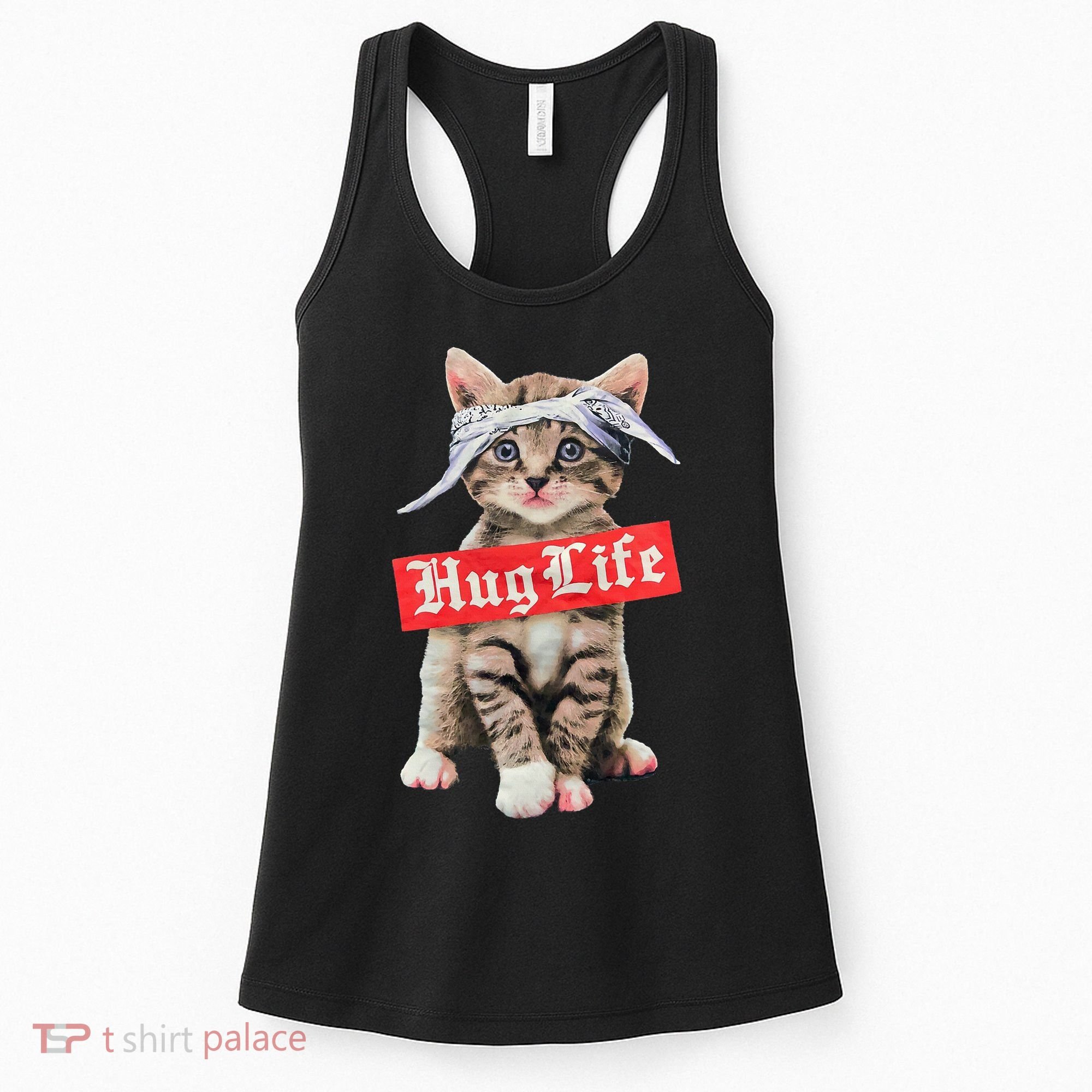 Hug Life Kitty Cat Hug Kitten Women's Tank Top