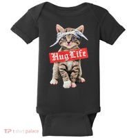 Hug Life Kitty Cat Hug Kitten Baby Bodysuit thumb 0