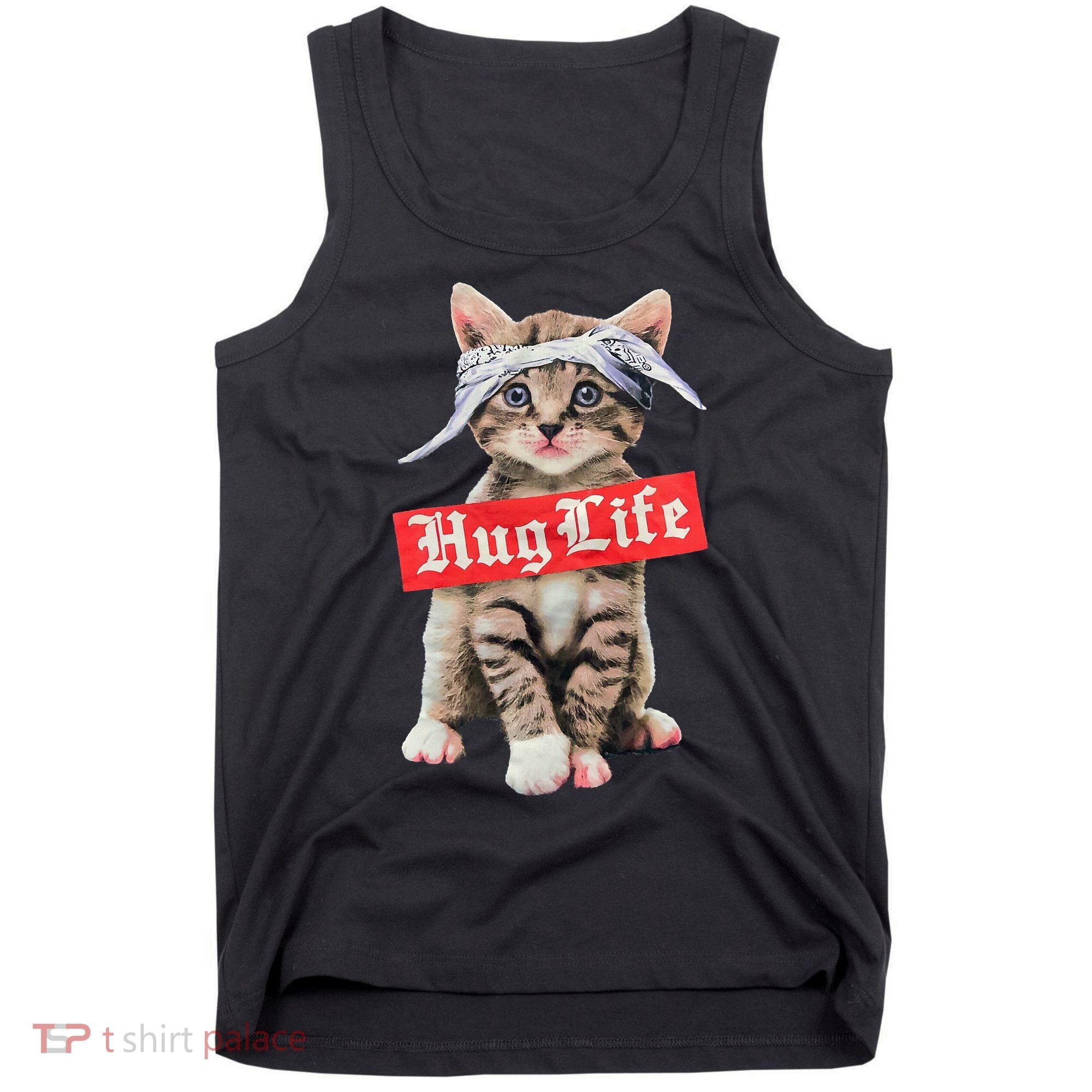 Hug Life Kitty Cat Hug Kitten Tank Top