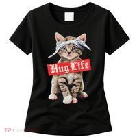 Hug Life Kitty Cat Hug Kitten Women's T-Shirt thumb 0