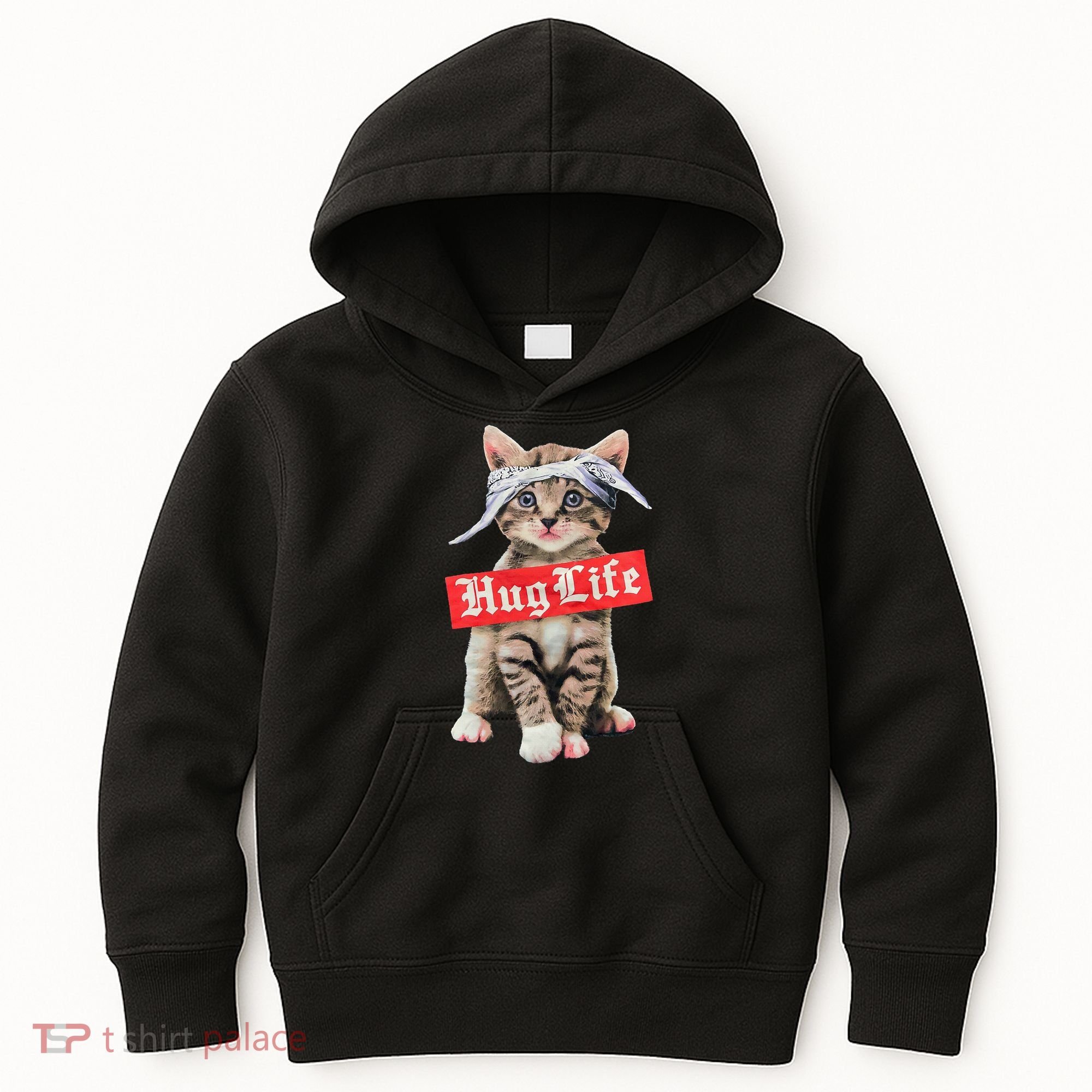 Hug Life Kitty Cat Hug Kitten Kids Hoodie