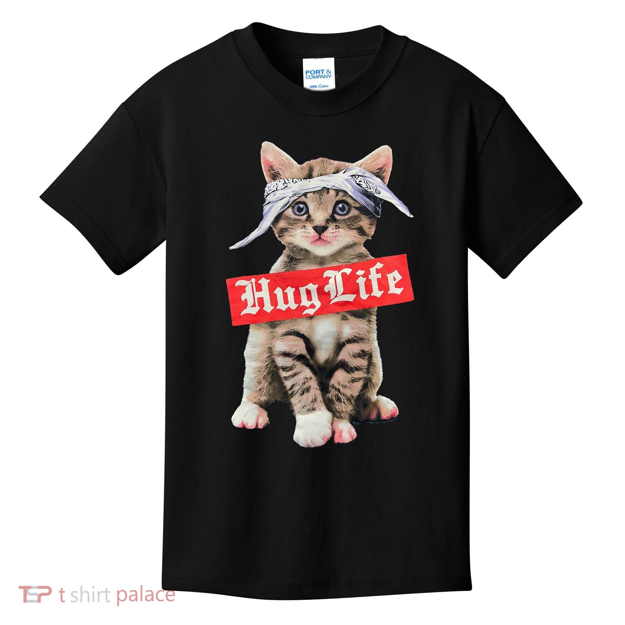 Hug Life Kitty Cat Hug Kitten Kids T-Shirt
