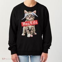 Hug Life Kitty Cat Hug Kitten Women's Sweatshirt thumb 0