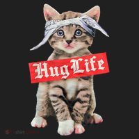 Hug Life Kitty Cat Hug Kitten Women's Sweatshirt thumb 2